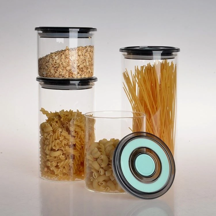 Glass Jars with Airtight Lid 3 Glass Jars with Airtight Lid 3