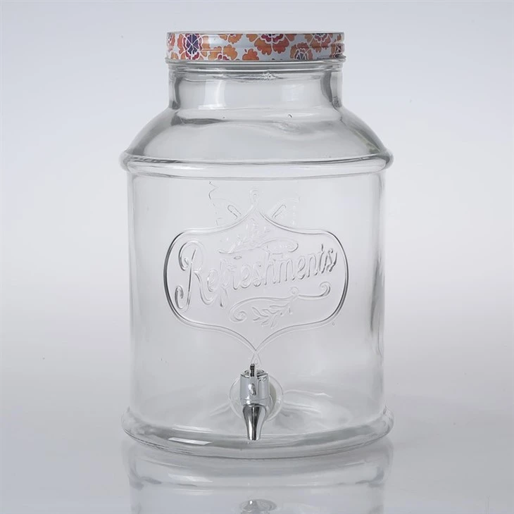 Glass Dispensers Juice Beverage Dispenser