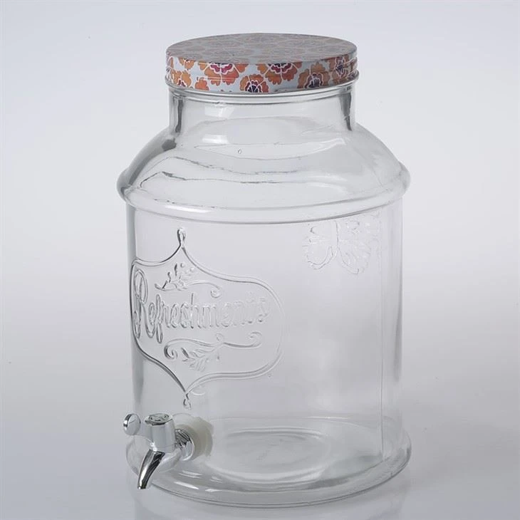 Glass Dispensers Juice Beverage Dispenser