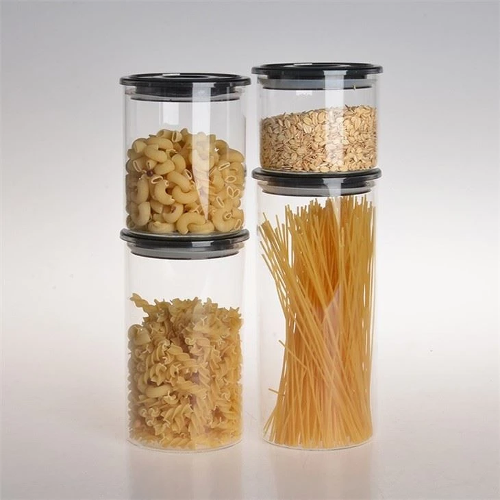 Glass Jars For Food Storage With Lids, Glass Storage Containers, Kitchen Jars, Use As Flour Jar, Coffee Canister, Cookie Jars