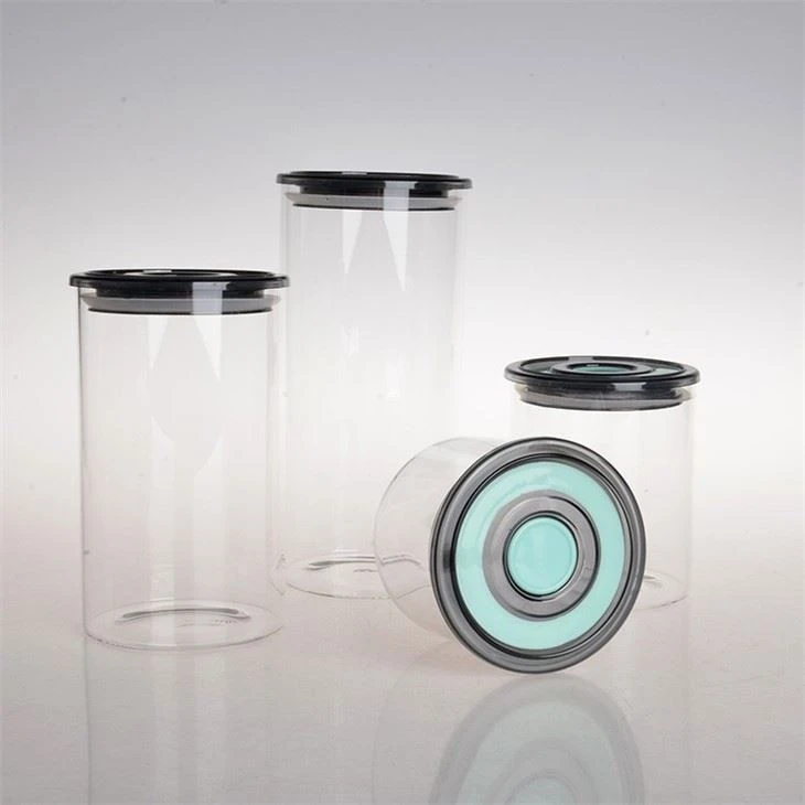 Glass Jars For Food Storage With Lids, Glass Storage Containers, Kitchen Jars, Use As Flour Jar, Coffee Canister, Cookie Jars