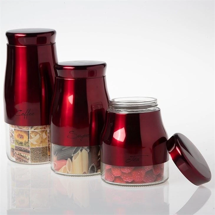Glass Spice Storage Jar
