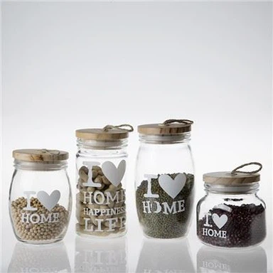 Stikla uzglabāšanas konteineri virtuvei