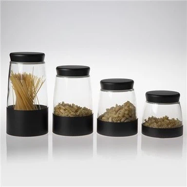 Pārtikas uzglabāšana Stikla burka Clear Garšvielu burka