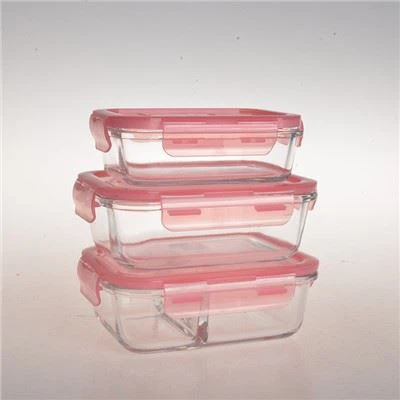 Stikla uzglabāšanas konteineri ar saspraužamu vāku