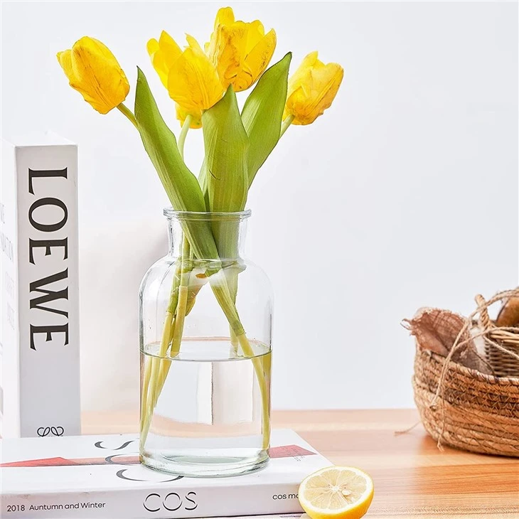 Transparent Tall Vase