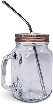 20 oz Mason Jar krūze ar rokturi