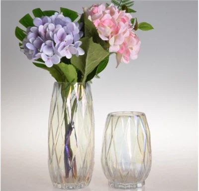 Krāsainas vienkāršas stikla vāzes