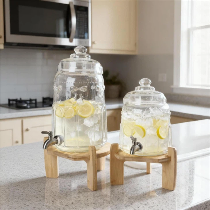 Bow-Tex lentes reljefi stikla dzērienu torņi