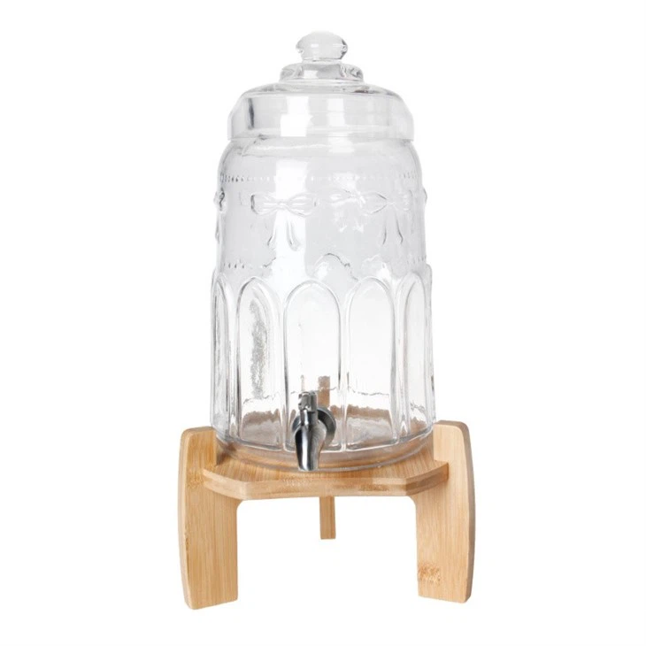 Bow-Tex Ribbon Embossed Glass Beverage Towers best